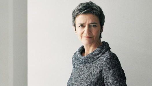 Photo : Margrethe Verstager, vice-présidente exécutive chargée de la politique de concurrence.