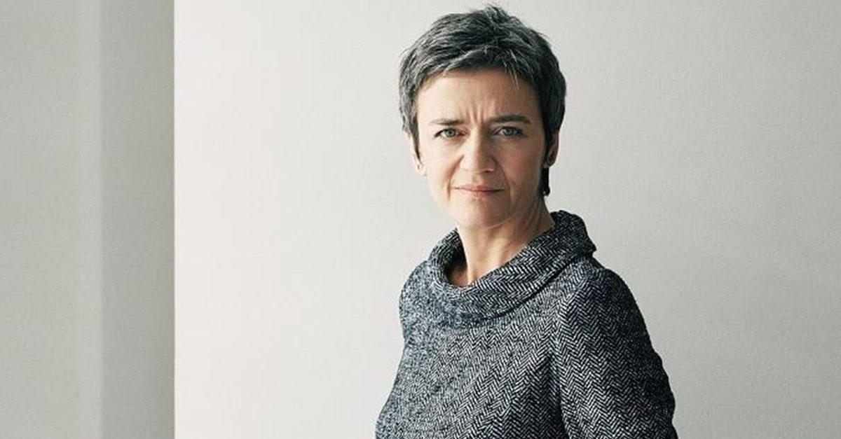 Photo : Margrethe Verstager, vice-présidente exécutive chargée de la politique de concurrence.